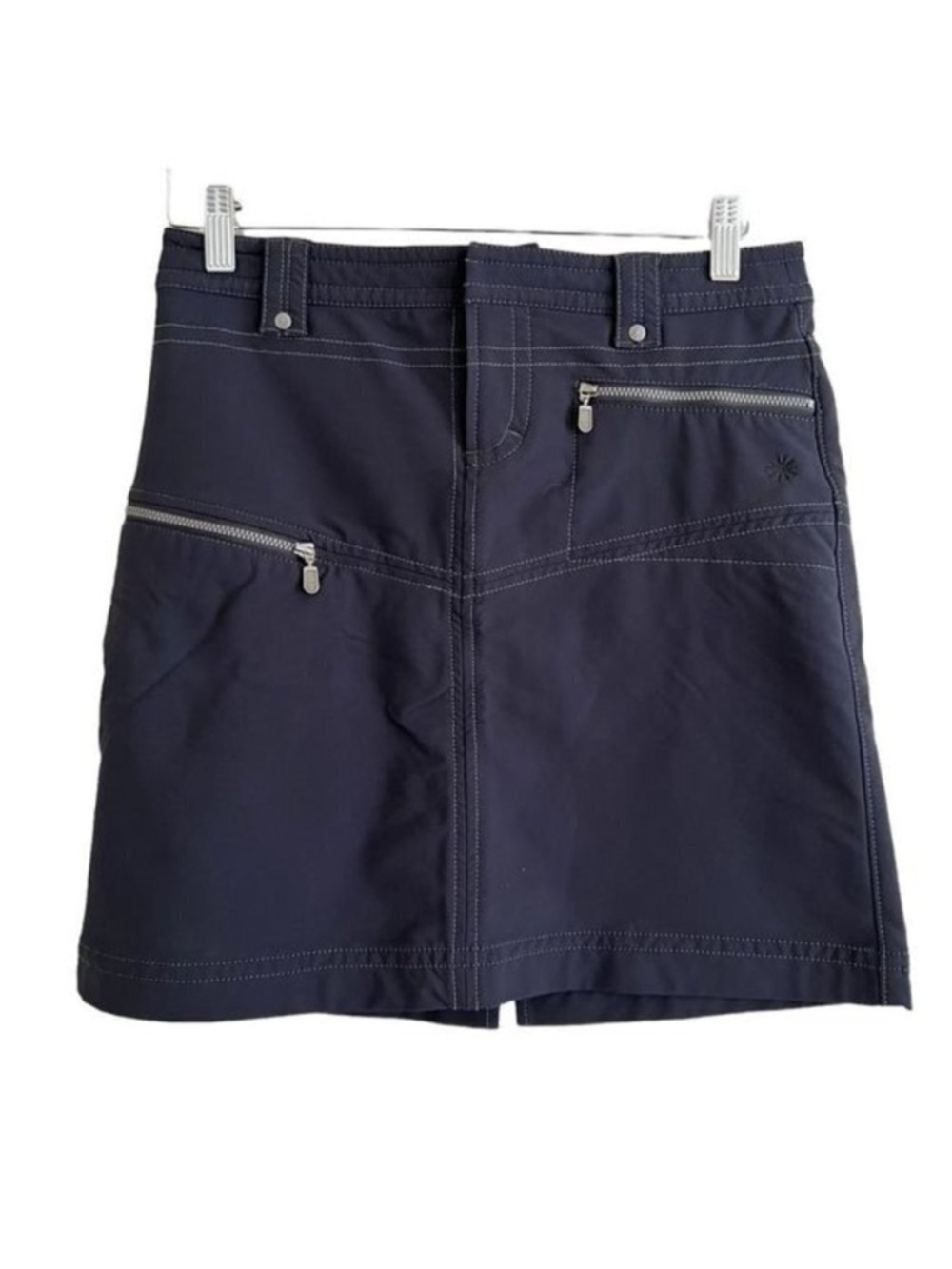 Athleta Tear Away B4 U Play Black Hiking Skirt Size 0